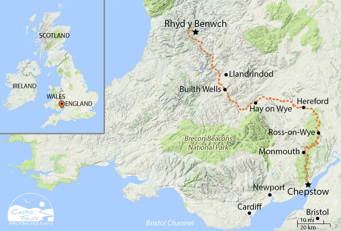 Wye Valley Railway Map